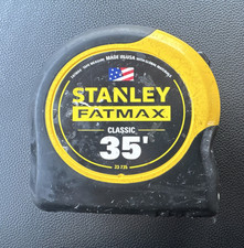 Stanley FATMAX 35 ft Measuring Tape Belt Clip Locking Black/Yellow 33-735