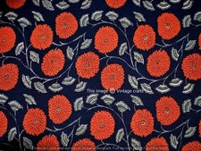 100% Indian Cotton Fabric Hand Block Print Floral Craft Sewing Fabric By 5 Yard