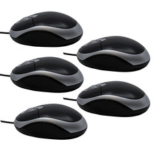 Chargio Corded Mouse, Ergonomic Mice, Wired USB Mouse for Computers and Laptops