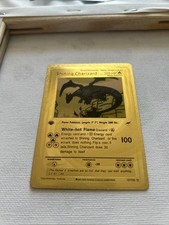 Pokemon Shining Charizard Gold Foil Card 100HP 107/105 Mint condition
