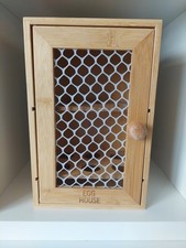 Bamboo Egg Storage House Natural 12 Egg Holder Kitchen Decor Storage Box