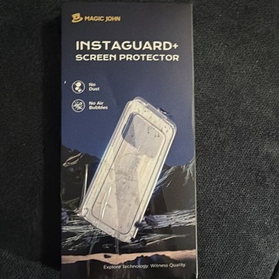 Magic John Tempered Glass Screen Protector For iPhone 15 Pro Max