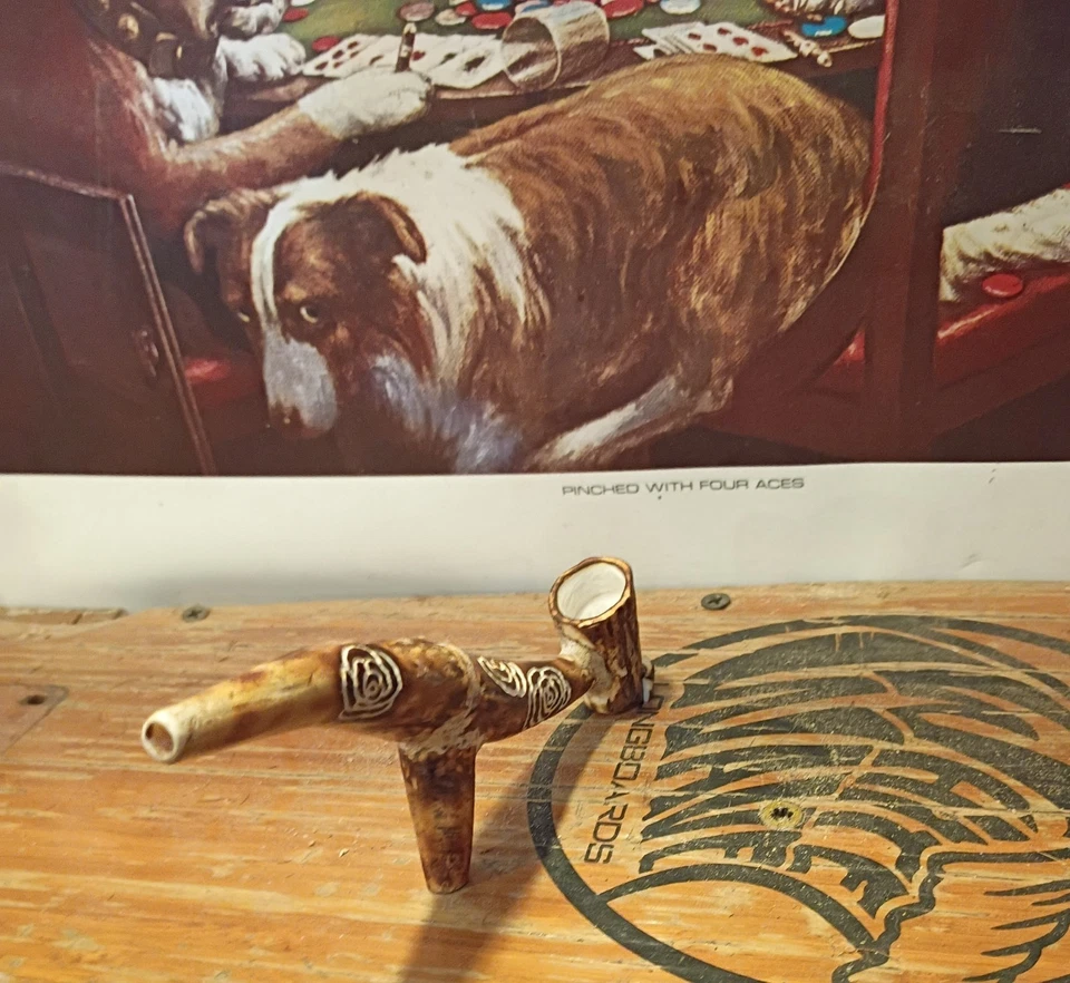 deer antler pipe - Image 3 of 4