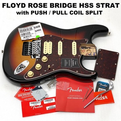 Fender Player II Modified FLOYD ROSE Strat PUSH/PULL Noiseless HSS Loaded Body