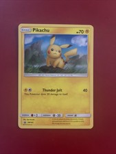 Carta promozionale Pikachu Pokemon Sole e Luna Stella Nera #SM183