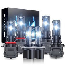 For Tahoe 2001-2006 6x Combo LED Headlight High Low Beam Fog Light Bulbs