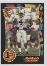 1991 Wild Card Draft Darryll Lewis Darryl Lewis #30 Rookie RC 11pj. rookie card picture