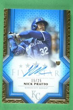Nick Pratto 2023 Topps Five Star Blue #/25 Auto #FSA-NPR