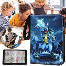 Album figurine per carte da gioco, 400 carte raccoglitore figurine album raccoglitore