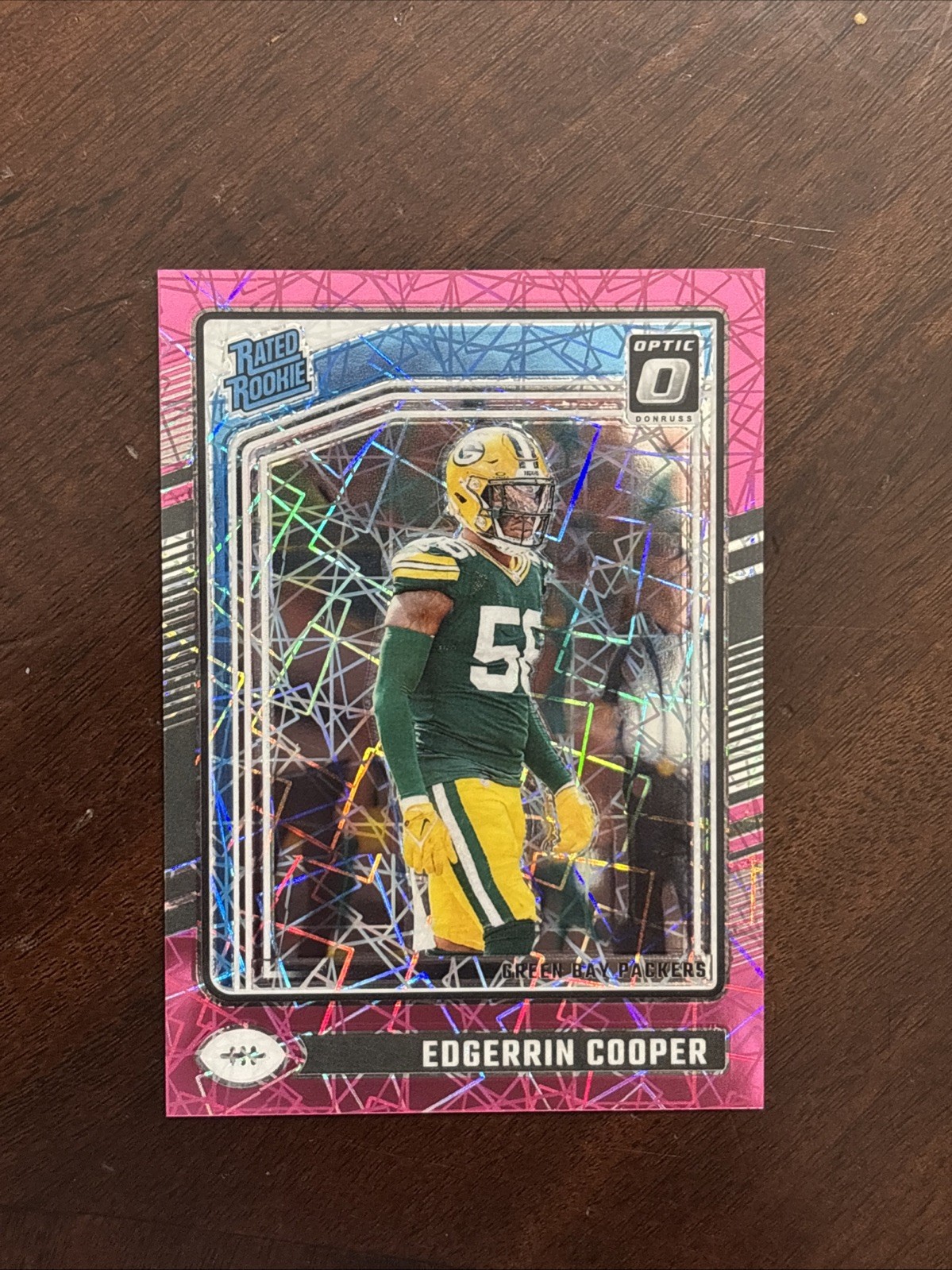 2024 Panini Donruss Optic PINK VELOCITY PRIZM 50/80 Edgerrin Cooper #231