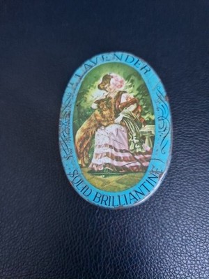 Rare Vintage TIN - Hay Jen Lavender Solid Brilliantine for hair