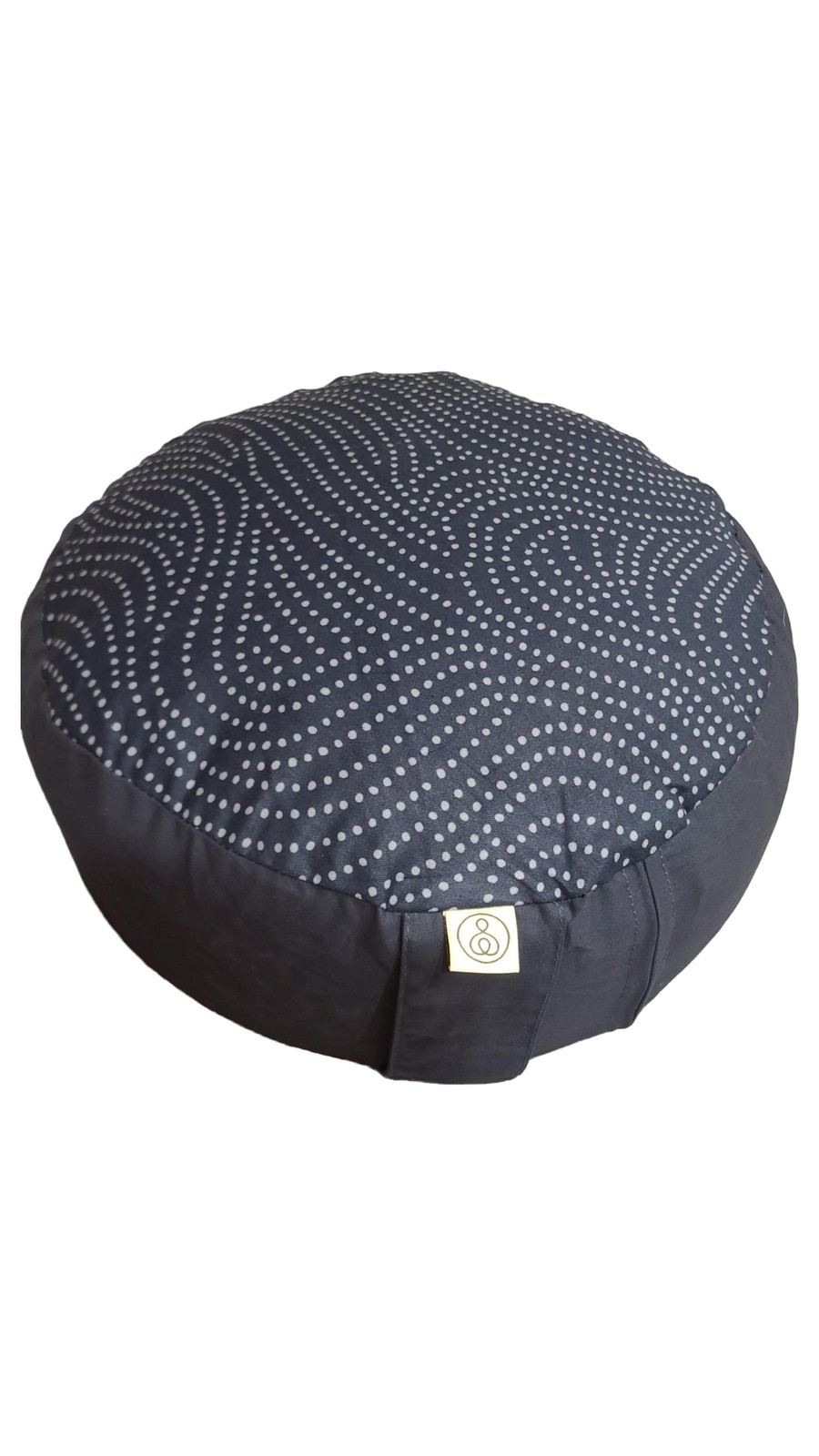 Tchibo TCM Meditationskissen Yogakissen Blau Bio-Baumwolle Dinkelspelzen
