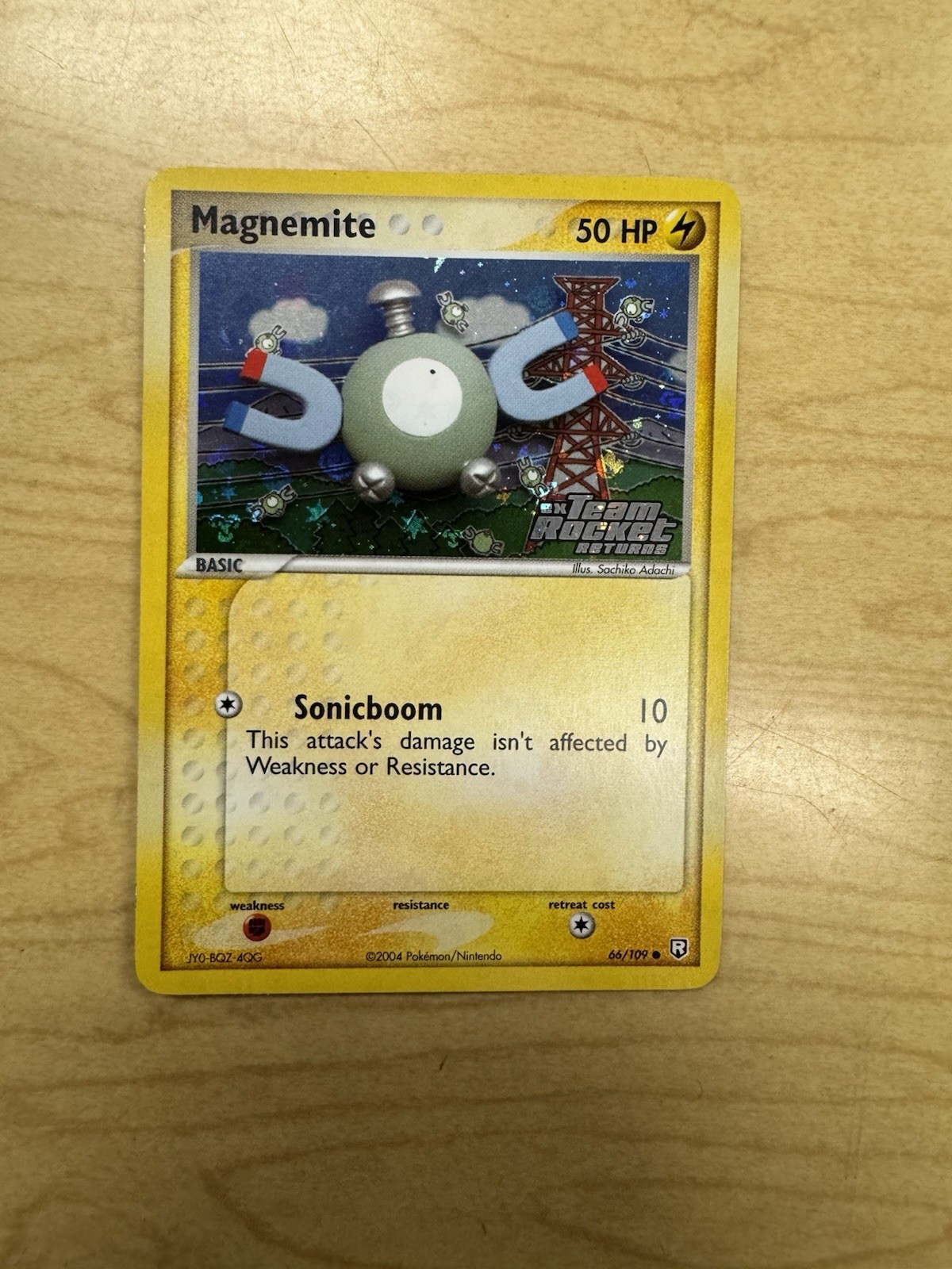 Magnemite 66/109 Team Rocket Returns Reverse Holo NM Condition
