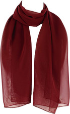 Chiffon Scarf Sheer Wrap for Women