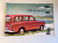 Glas Prospekt Isar 600/700 Kombi original 1961 deutsch 6-seitig schön rar !