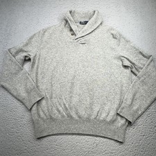 Polo Ralph Lauren Sweater Mens Large Gray Sha...