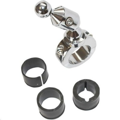 TechMount  5-30912PC - 5G Chrome Handlebar Pivoting Mount Kit for 7/8'' - 1 1/4''