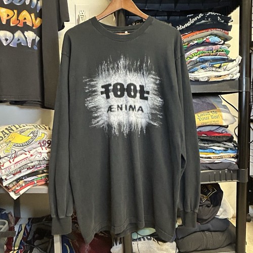 Vintage 90s Tool Aenima "Believe In Nothing" Grunge Concert XL Black Long Sleeve - Picture 5 of 10