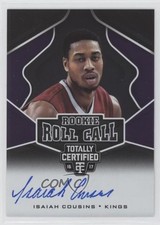 2016-17 Panini Totally Certified Rookie Roll Call Isaiah Cousins #45 Auto 0nm7