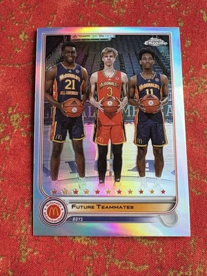 2022-23 Topps Chrome McDonald's All American Future Teammates Refractor #94