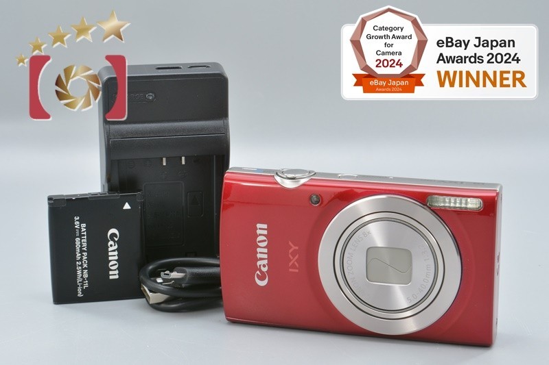 Canon IXY 180 レッド Canon IXY 180 Red 20.0 MP Digital Camera [Excellent] | eBay