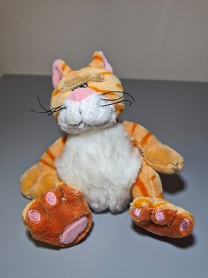 Vintage Kielspielzeug Petropolis Chibi Ginger Tabby Katze Kätzchen Kätzchen weiches Plüschtier