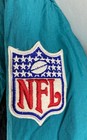 Vintage 90s Reebok Pro Line Miami Dolphins Puffer Jacket Teal Colorblock Mens M — photo 5