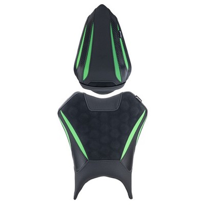 WOLFLINE Comfort Driver Passenger Seats For Kawasaki Ninja 500
