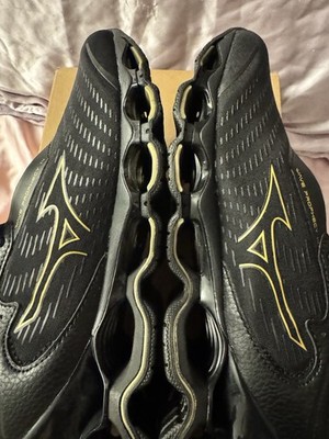MIZUNO Wave Prophecy 14 J1GC2551 81 Black Gold Width 2E Lifestyle Size 9.5 Men s