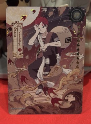 GAARA NREA01-CR-004-L5 - NARUTO KAYOU Earth Scroll NA English NM    