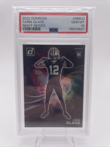2024 Panini Donruss Chris Olave Night Moves Case Hit PSA 10 🔥