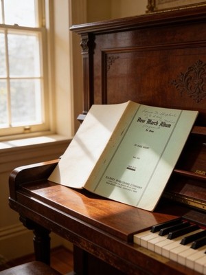 Vintage Hazel Gilbert New March Album Piano Sheet Music Gilbert Publishing