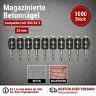 Betonnägel 24 mm – 1000 Stück kompatibel mit Hilti BX 3 – für Beton & Mauerwerk