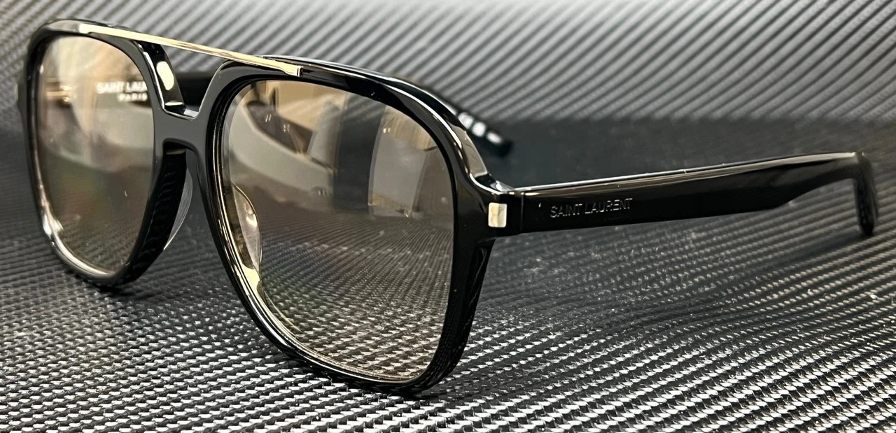 Saint Laurent — SAINT LAURENT SL 545 001 Black Women's Large 58 mm Sunglasses