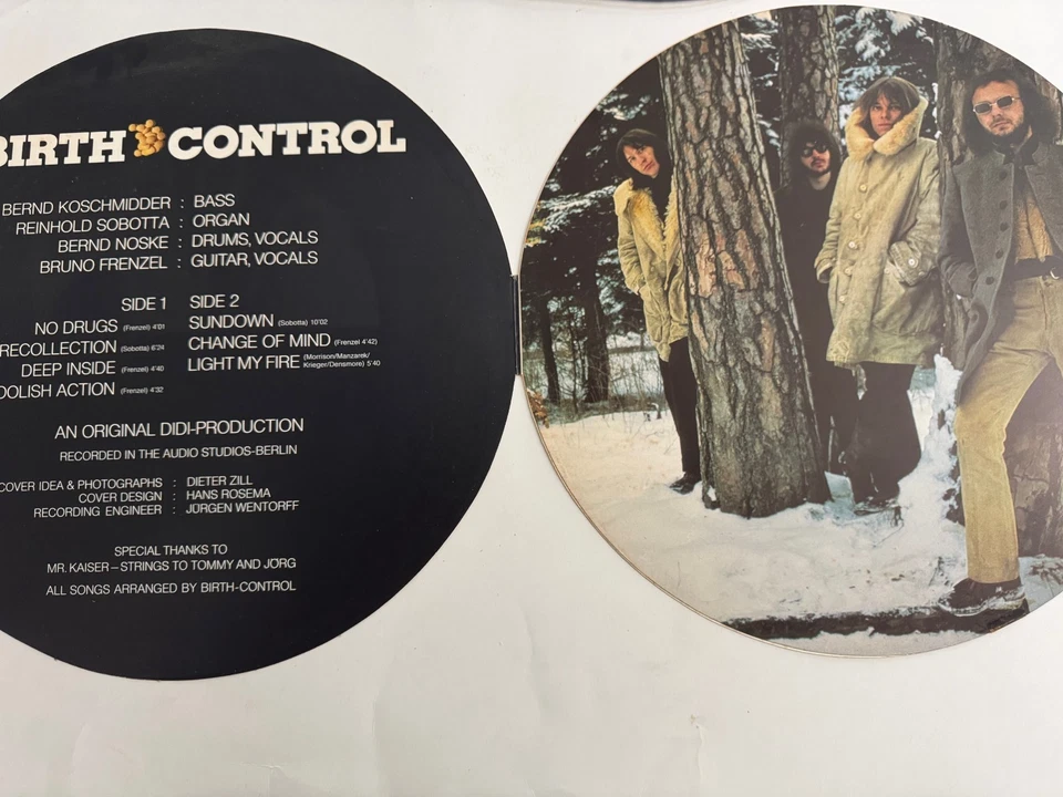 Birth Control LP Rare 1970 Metronome 1st Press German Krautrock Pill Cover NM - Bild 4 von 4
