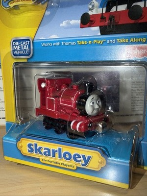 SKARLOEY ! THOMAS FRIENDS TRAIN TAKE Along n play Diecast Opened Box 2009
