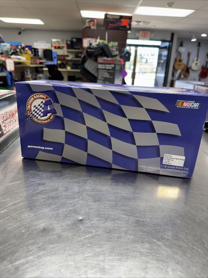 1999 Dale Earnhardt Goodwrench Service Plus Sign Monte Carlo NASCAR Action 1/18 - Image 2 of 4