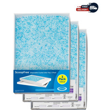 PetSafe ScoopFree Crystal Cat Litter Tray Refills 3-Pack for Easy Cleanup