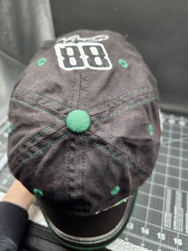 100 Years Of Chevrolet 88 Dale Jr NASCAR Cap Hat Adult Black Diet Mountain Dew - Picture 9 of 13