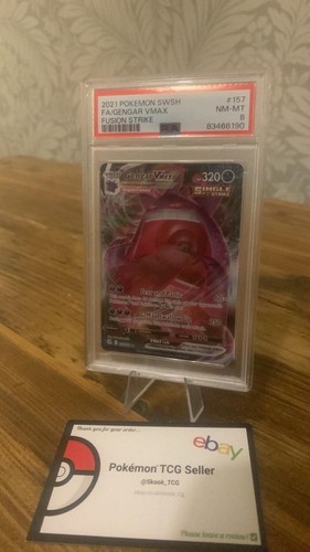 Gengar VMAX graded PSA 8 for sale on eBay