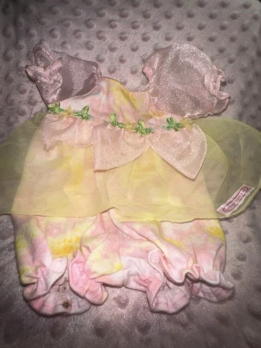 Cabbage Patch Kids (CPK) Doll Outfit - Pink & Yellow Strawberry/Fairy Theme