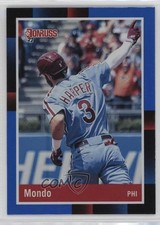 2022 Panini Donruss Retro 1988 Variation Holo Blue Bryce Harper (Mondo) #251 gh4