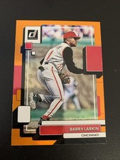 2022 Panini Donruss - Barry Larkin #87 Holo Orange Cincinnati Reds