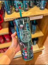 NEW Disney Starbucks Nightmare Before Christmas Tumbler Cup 24oz 2026