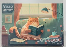 Yazz  Cat & Books  Vitality 1000 Pc Puzzle | ...