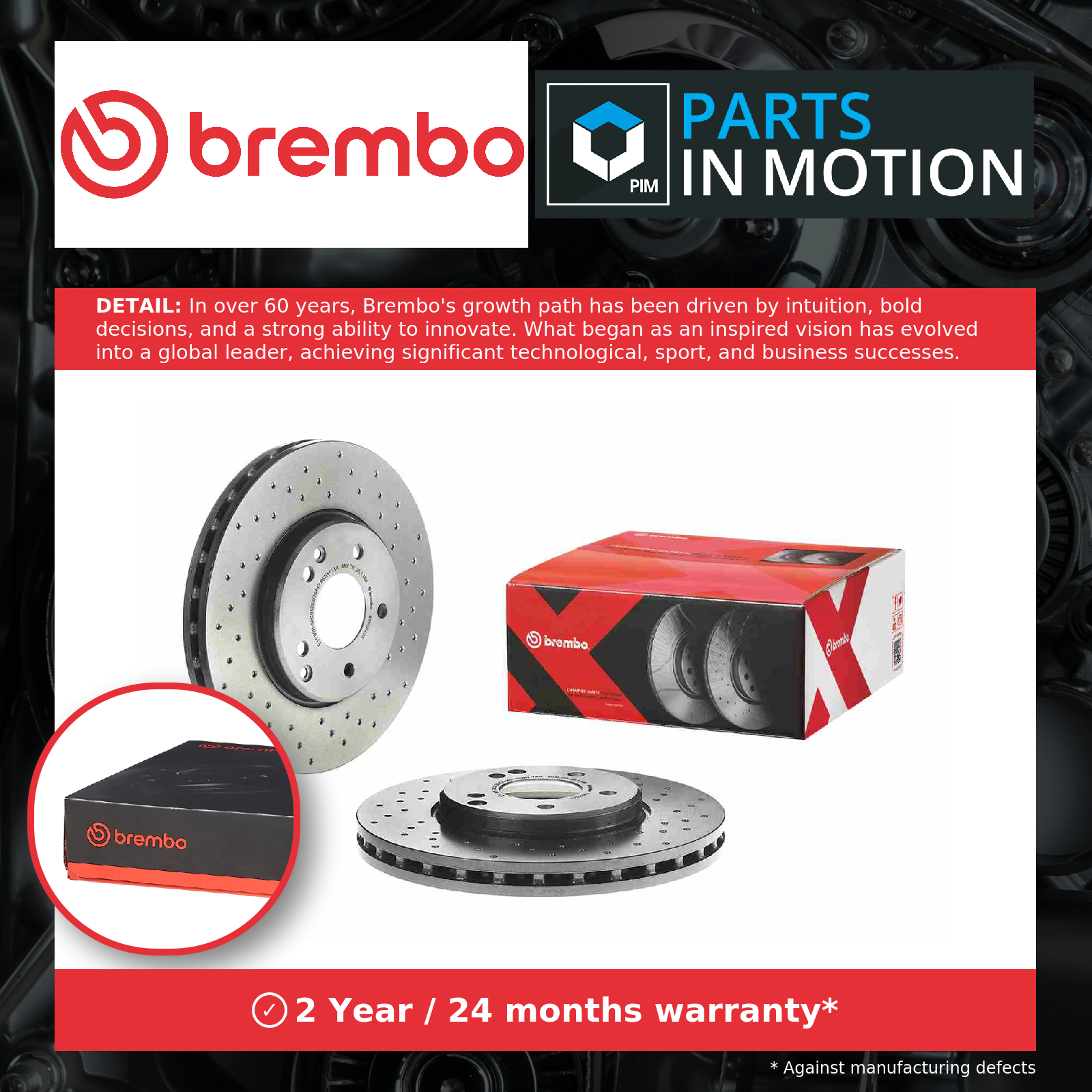 2x Brake Discs Pair Vented fits MERCEDES SLK300 R171 3.0 Front 09 to 11 M272.942 - Image 13