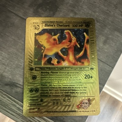 Blaine's Charizard 2/132 Gym Challenge Holo Foil Holo Rare 100 HP