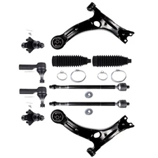 10Pcs Front Tie Rod Control Arm Ball Joint For 03-08 Pontiac Vibe Toyota Matrix