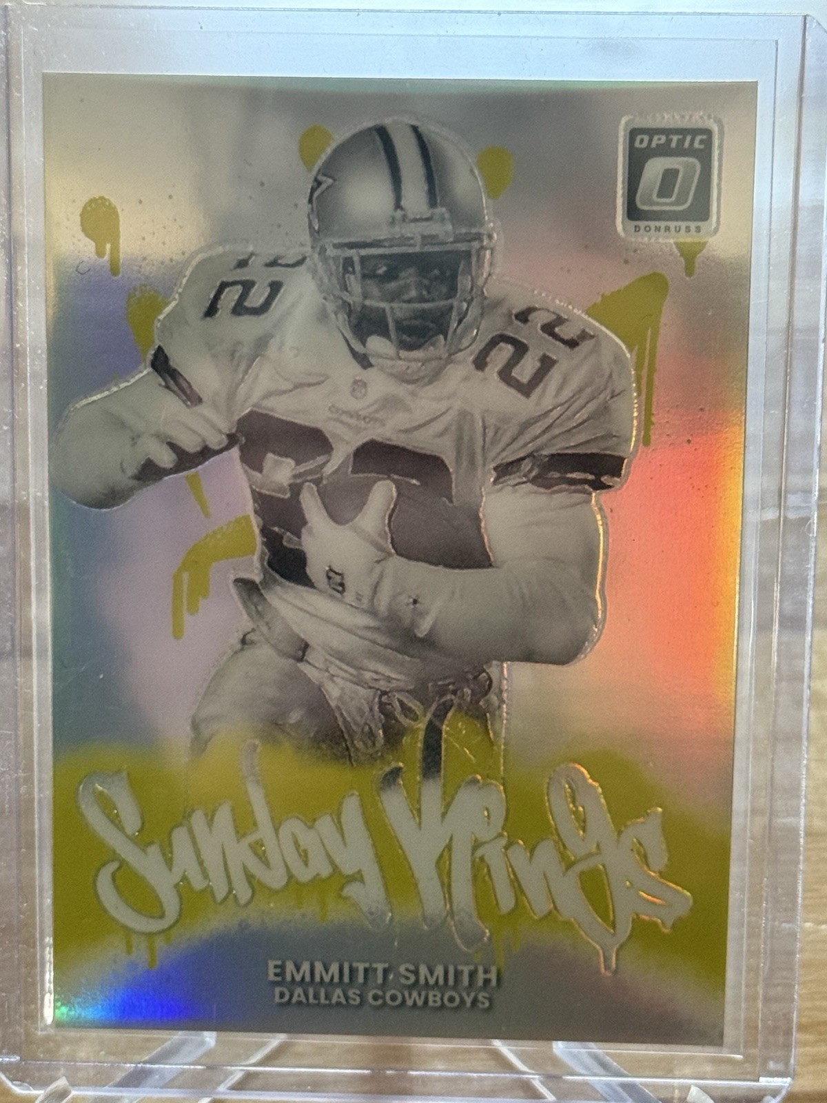 2025 Donruss Optic Emmitt Smith Sunday Kings Case Hit SSP! Cowboys!