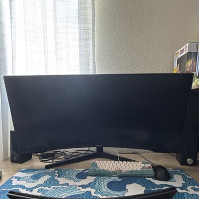 Samsung Odyssey C34G55TWWN 34'' Curved Gaming Monitor 165Hz 3440x1440 HDMI Black